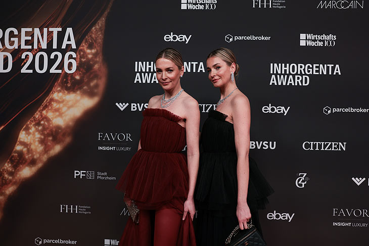 Nina und Julia Meise beim INHORGENTA AWARD 2026 &copy;Foto: Getty-Images Jeremy Moeller 